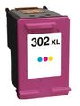 Druckerpatrone fr HP F6U67AE 302XL Tintenpatrone color High-Capacity, 330 Seiten, Inhalt 8 ml fr OfficeJet 3800 Series