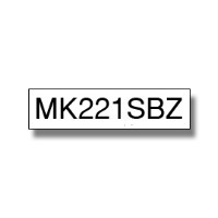 BROTHER Original DirectLabel schwarz auf weiss MK221SBZ
