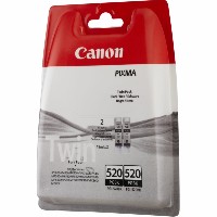 Canon Original Tintenpatrone schwarz pigmentiert Doppelpack 2932B012